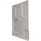 Ekena Millwork 19 5/8in. W x 19 5/8in. H Gomez EnduraWall Decorative 3D Wall Panel Covers 2.67 Sq. Ft. WP20X20GOBCR - alternate 3